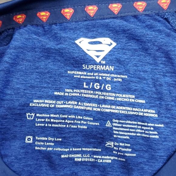 Supermen long sleeves shirt licensed - Picture 9 of 10